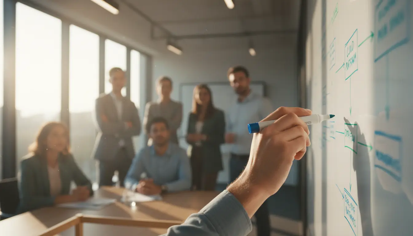 Financial charts and planning documents