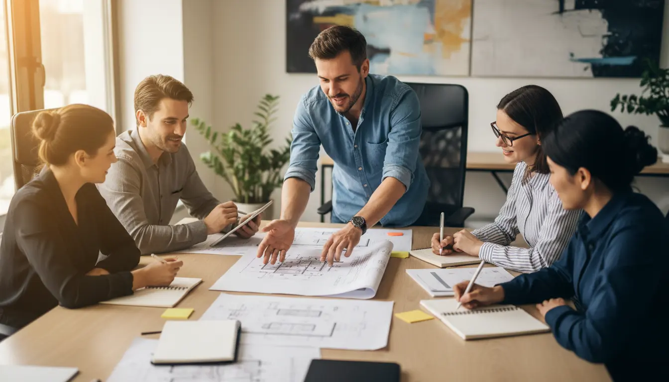 Team collaboration and planning session